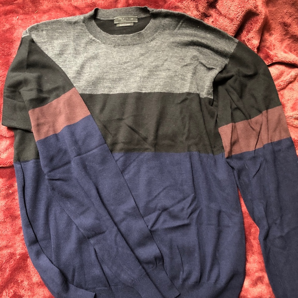 Prada Color Block Sweater